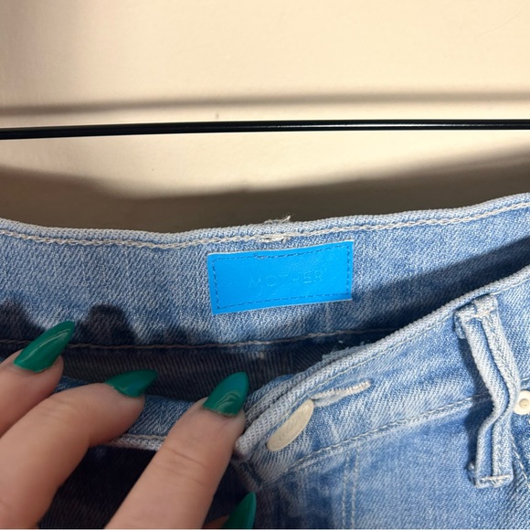 Mother High Waisted Tunnel Vision Sneak in Sippin’ Sweet Tea Jeans Size 27 - Picture 5 of 13
